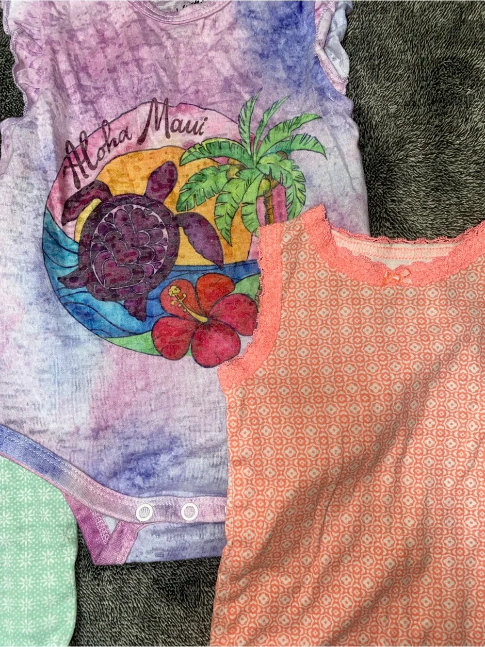 Baby Girl Tank Top Onesies | 4-Pack | Size 6 Months
